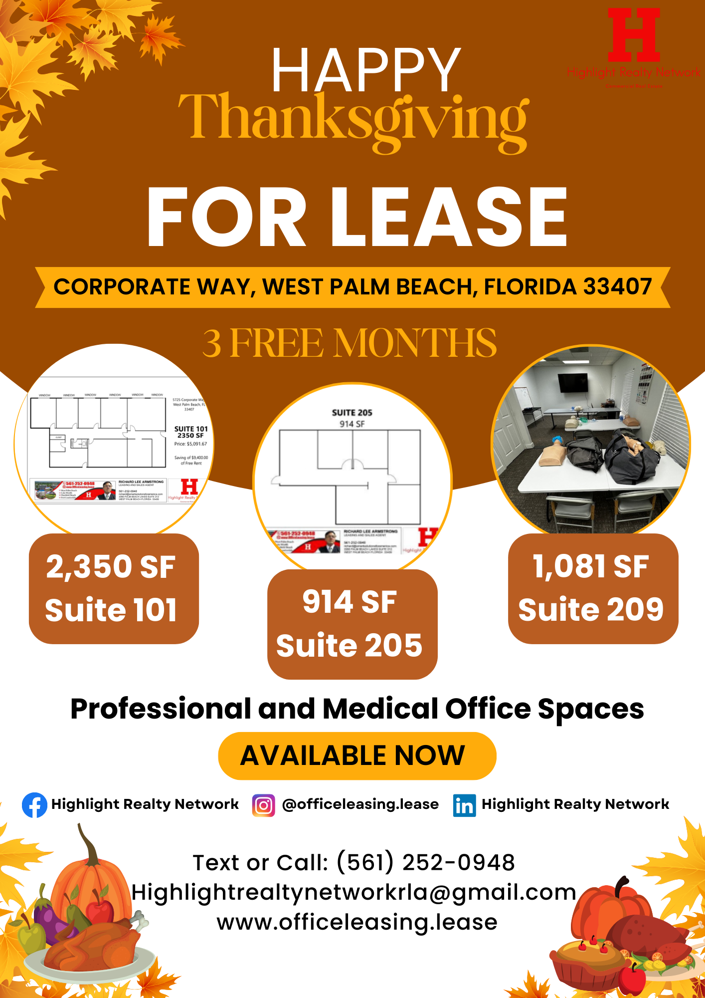 Professional and Medical Office Spaces in West Palm Beach, FL 33407